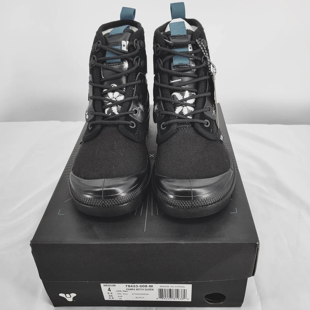Palladium Destiny X Pampa Witch Queen Black Boots Men 4 Women 5.5‎ Bungie